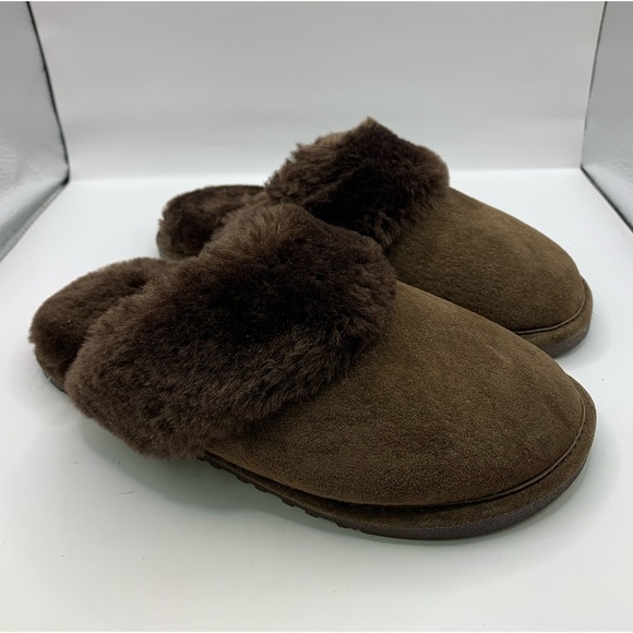 Lamo Shoes - Lamo Women's Scuff brown Slipper size small US 5-6
